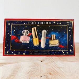 🔥Estee Lauder Fragrance Treasures Gift Set Eau de Parfum 4 Piece Set NIB